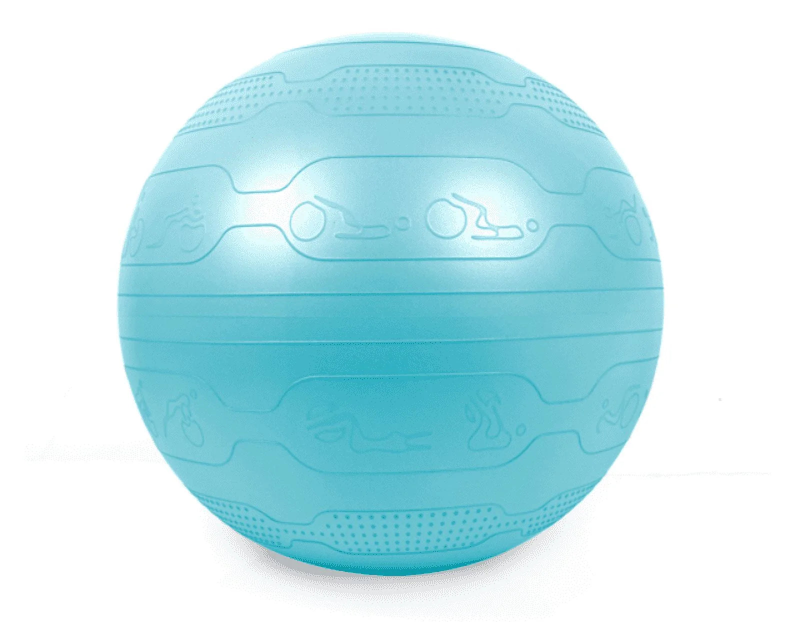 55Cm Yoga Ball, Anti-Burst, Exercises Poses Embossed